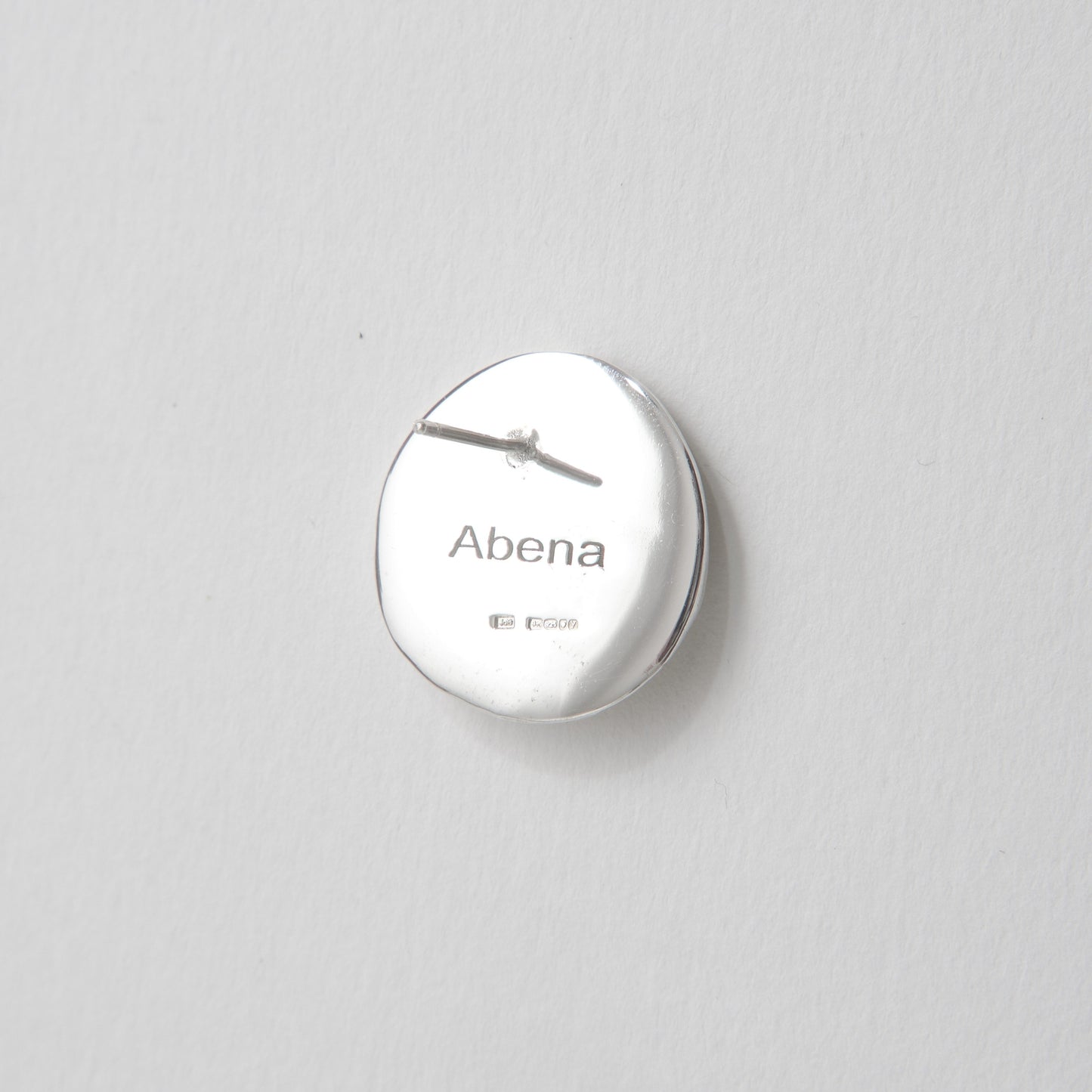 Abena Recycled Silver Stud Earrings