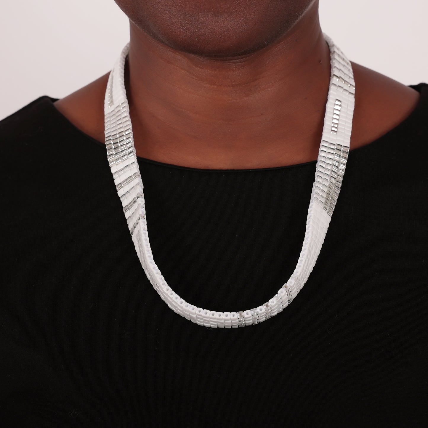 Nwene White Necklace